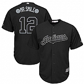 Indians 12 Francisco Lindor Black 2019 Players' Weekend Player Jersey Dzhi,baseball caps,new era cap wholesale,wholesale hats